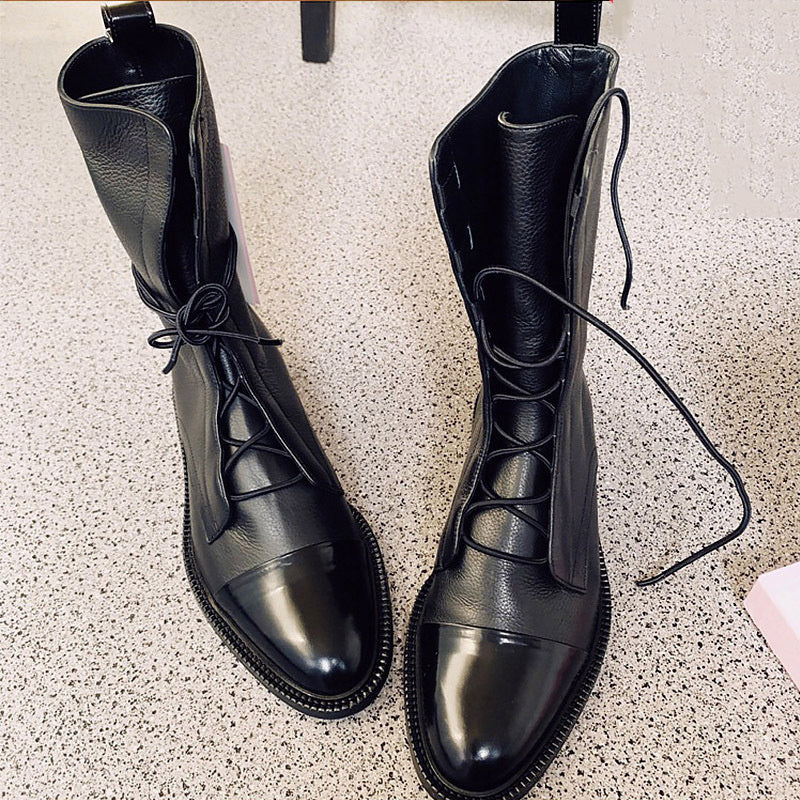 Bottes Martin vivatelle à Talon Bas