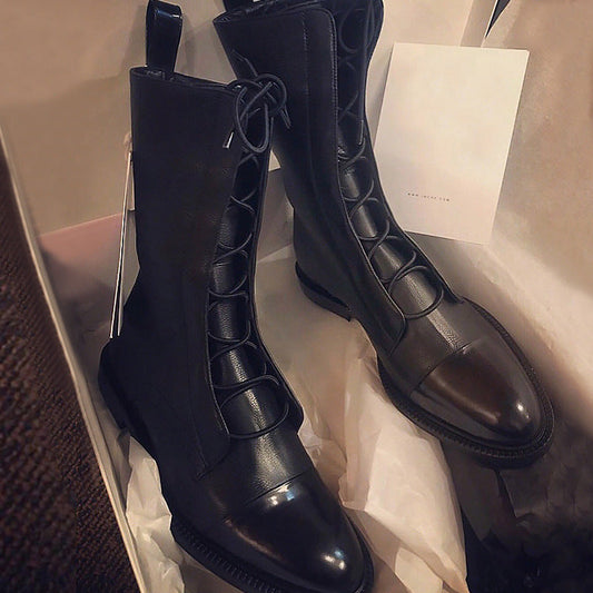 Bottes Martin vivatelle à Talon Bas