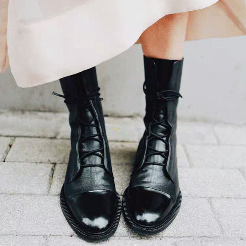 Bottes Martin vivatelle à Talon Bas
