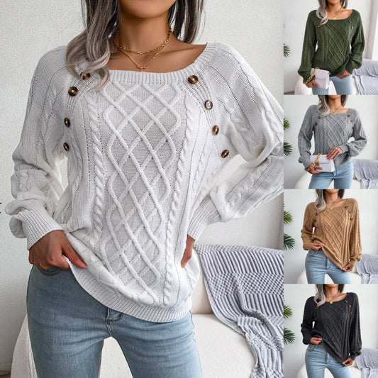 Pull Col Carré Stylishly Sorties Vintages