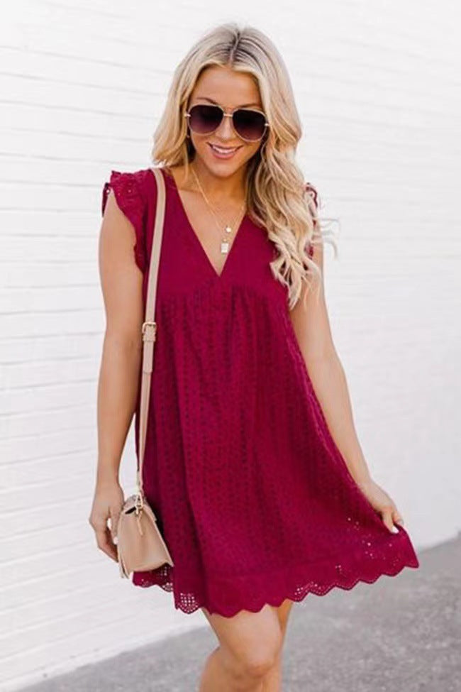 Robe d'été en dentelle