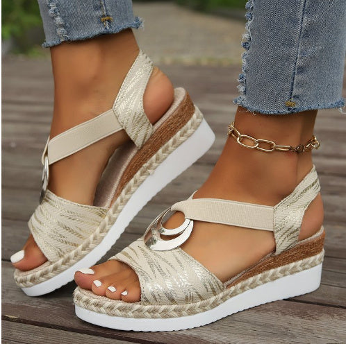 Luna™ | Sandales orthopédiques femme à maintien souple et design chic