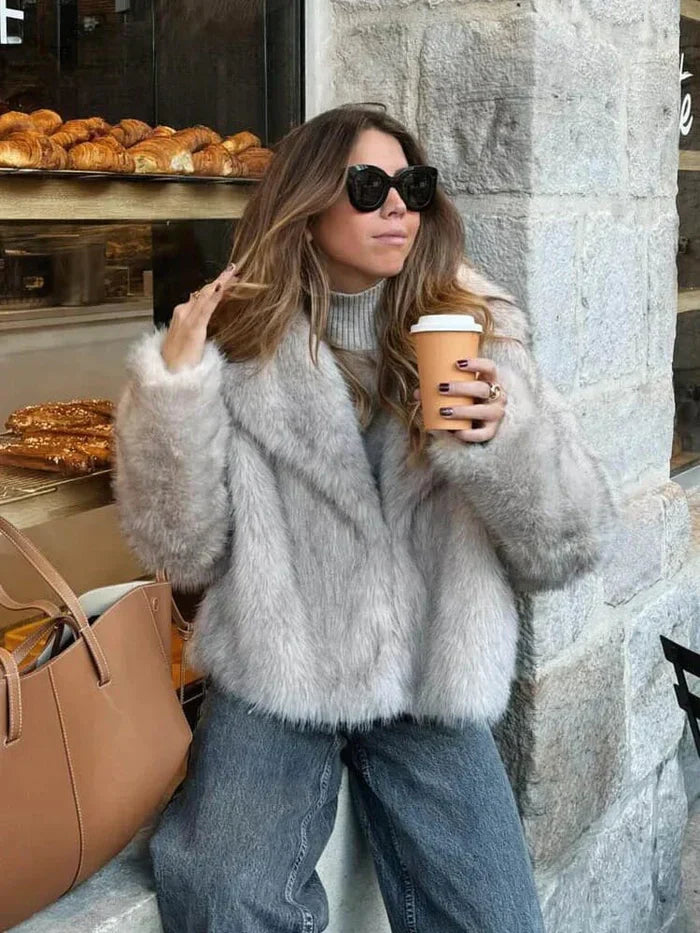 Mia|Veste en fourrure de luxe