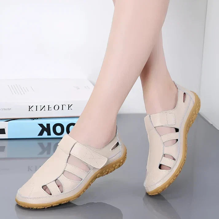 Sandales vivatelle Vintage en Cuir Véritable