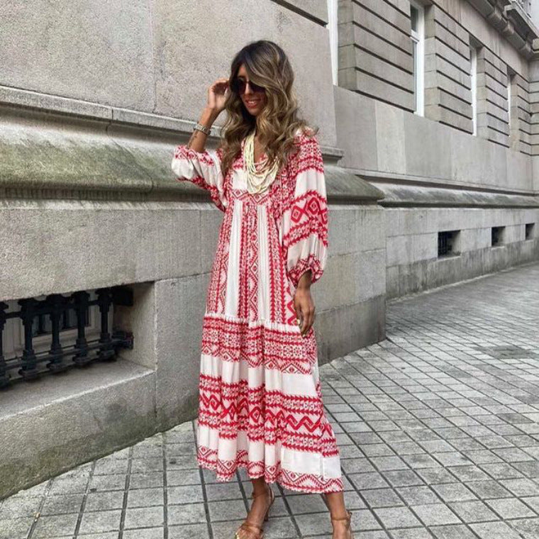 Robe Bohème vivatelle Sorties Vintage