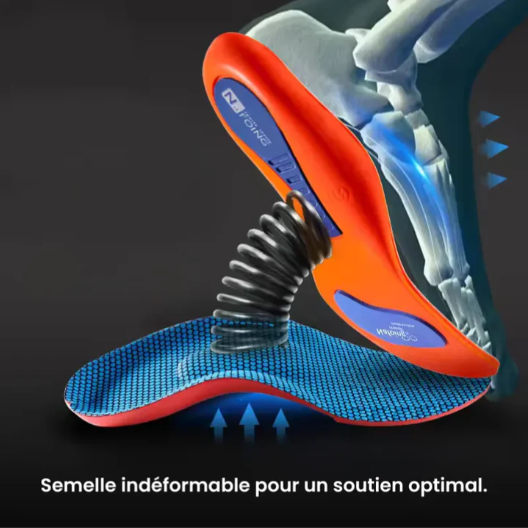 Semelles orthopédiques confort et maintien