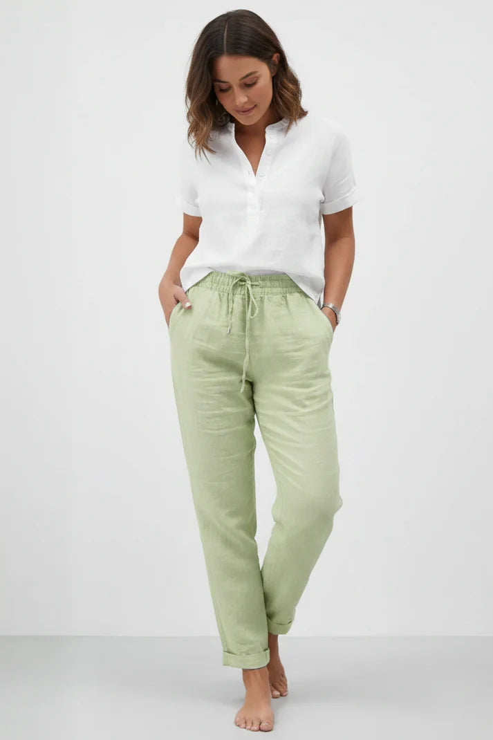 Zano™ | Pantalon fluide Coton & Lin