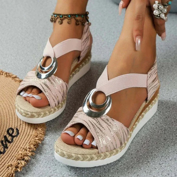 Luna™ | Sandales orthopédiques femme à maintien souple et design chic